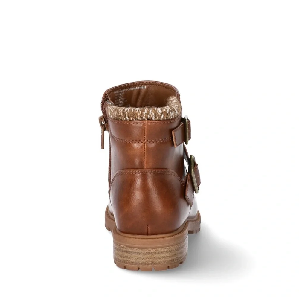 NEW GIRLS SWEATER KNIT ANKLE BOOTS